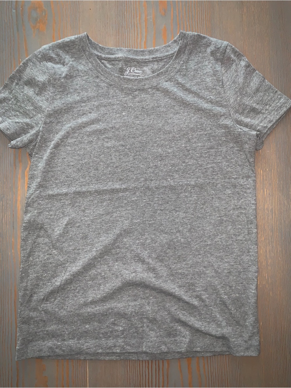 Women’s J. Crew Heather Gray Crew Neck Essential T-Shirt